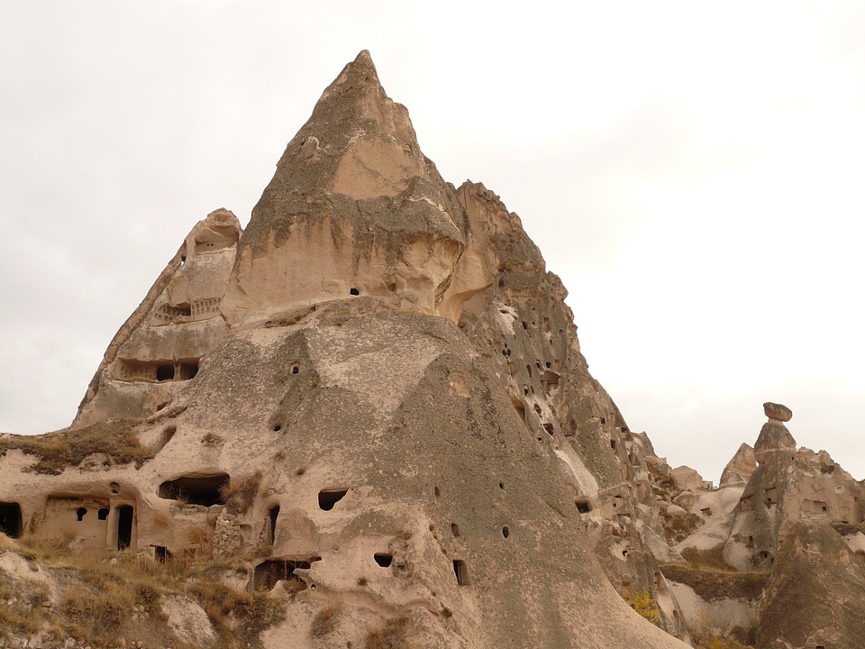 Turkey rock apartments dwellings