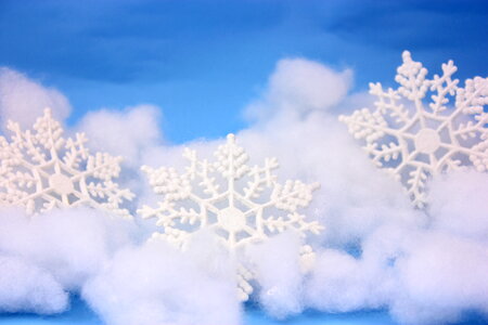 Snowflakes background photo