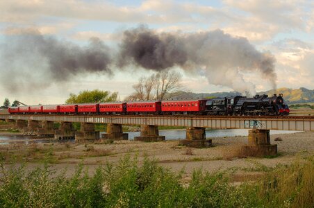 Steam locomotive new zealand photo