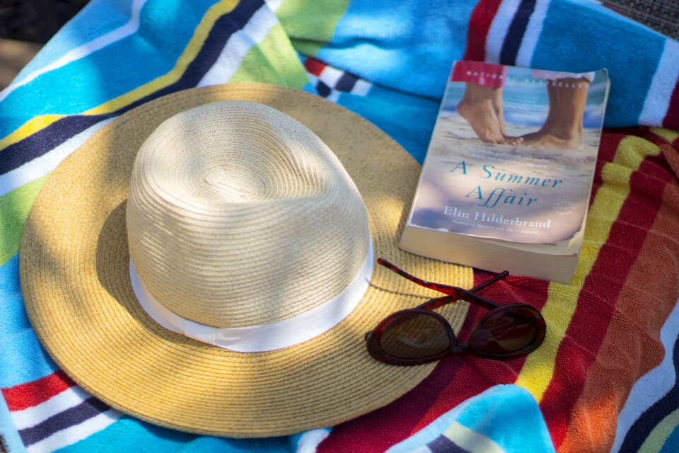 Straw hat summer bool