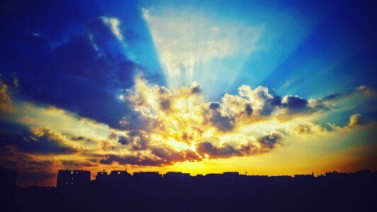 Sunrise sky clouds