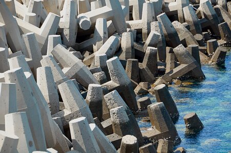 Tetrapod blocks
