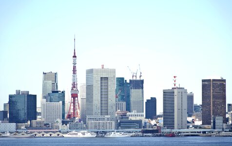 Tokyo tower cityscape photo