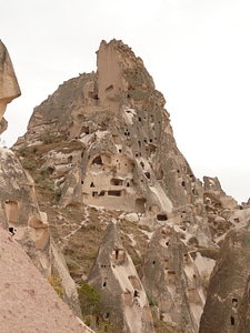 Turkey rock apartments dwellings