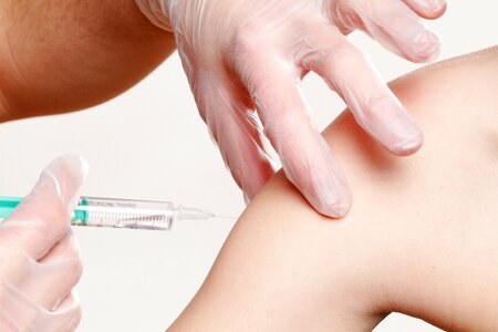 Vaccine injection medicine photo