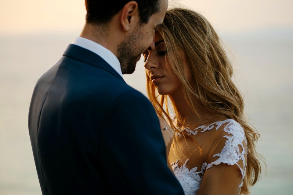 Wedding bride groom