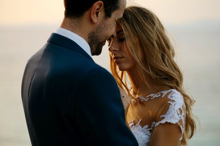 Wedding bride groom