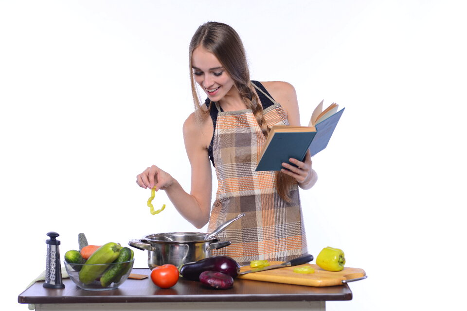 Woman cooking