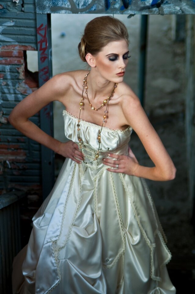 Woman girl dress