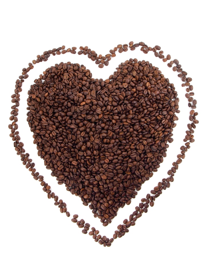 Caffeine coffee heart