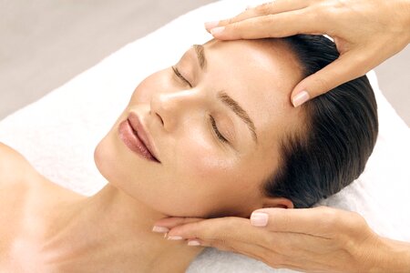 Woman massage day spa photo