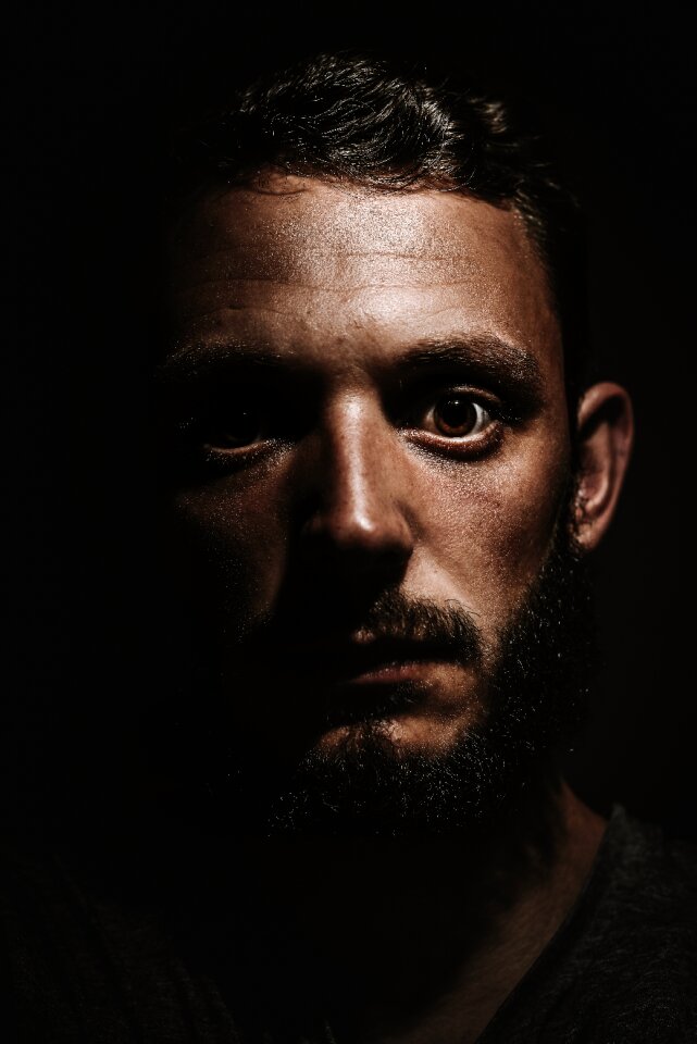 Man portrait face