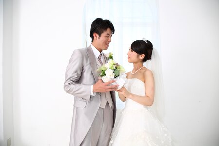 Wedding bride groom