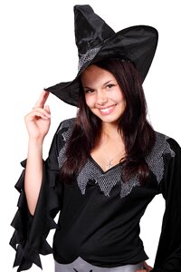 Witch cosplay girl halloween
