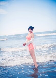 Woman girl portrait swimsuit