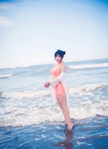 Woman girl portrait swimsuit photo