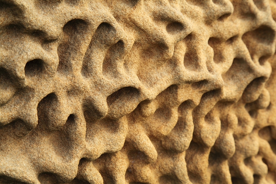 Eroded erosion geology