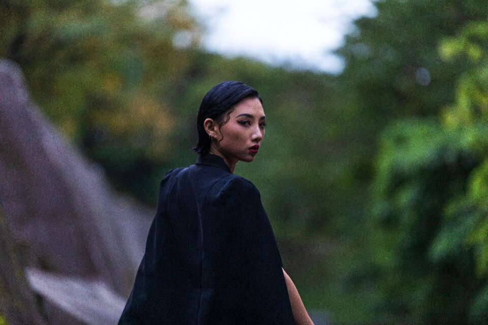 Woman girl portrait