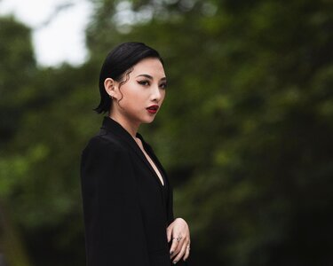 Woman girl portrait