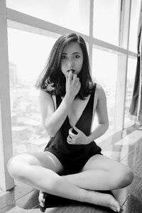 Woman girl portrait