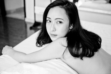 Woman girl portrait