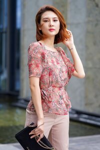 Woman girl portrait