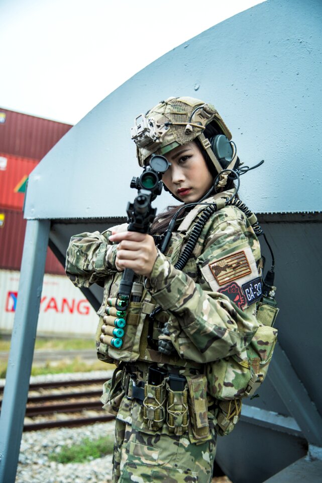 Female soldier