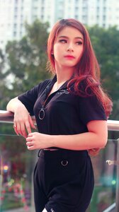 Woman girl portrait