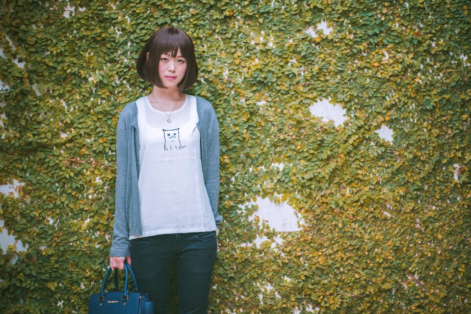 Woman girl portrait