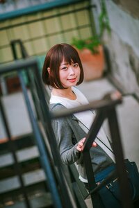 Woman girl portrait