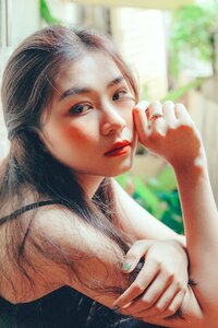 Woman girl portrait