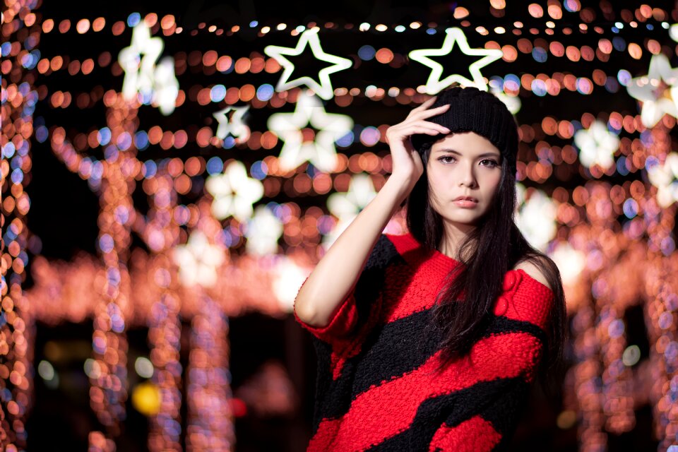 Woman girl portrait