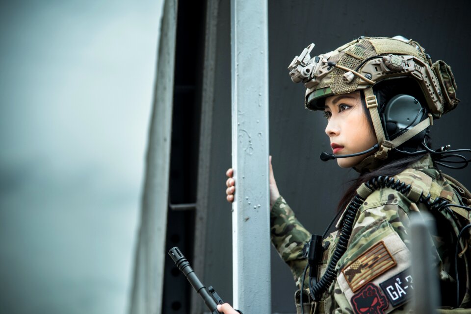 Female soldier