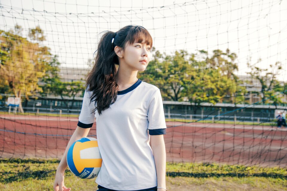 Schoolgirl track suit