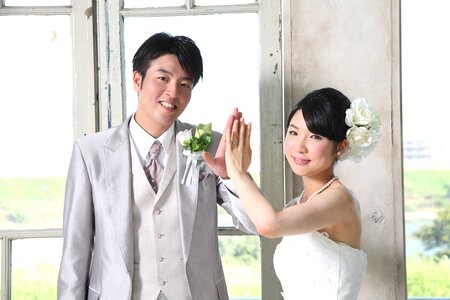 Wedding bride groom