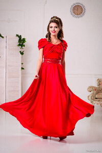 Woman girl portrait dress