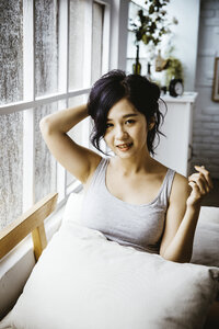 Woman girl portrait