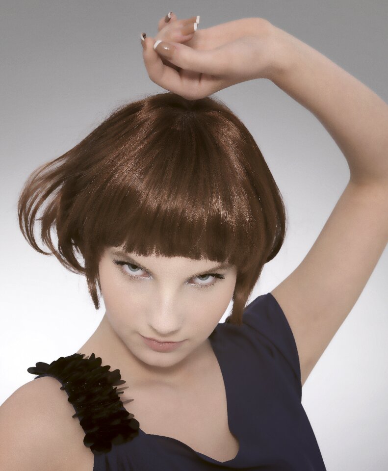 Woman girl portrait