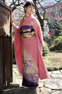 Woman girl portrait kimono