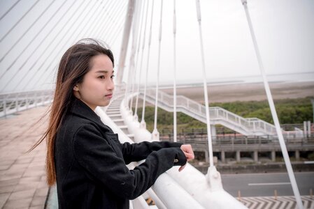 Woman girl portrait