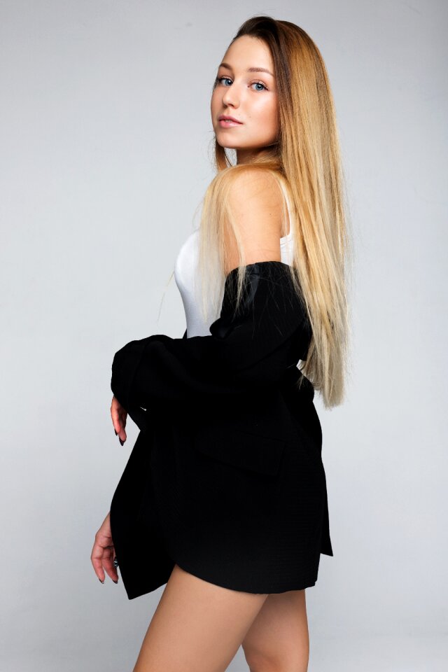 Woman girl portrait