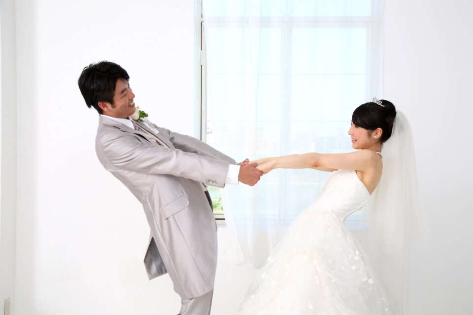 Wedding bride groom