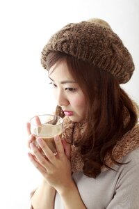 Woman girl portrait
