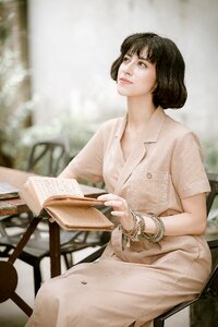 Woman girl portrait