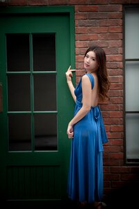 Woman girl portrait