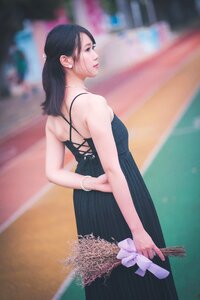Woman girl portrait