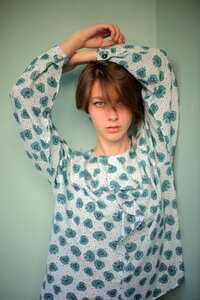 Woman girl portrait