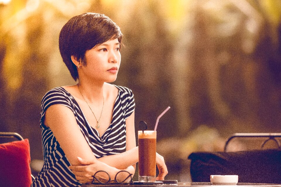Woman girl portrait