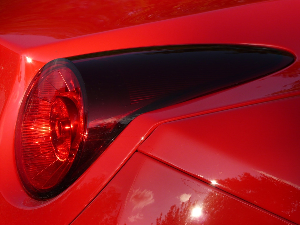 Stop lamp red vehicle