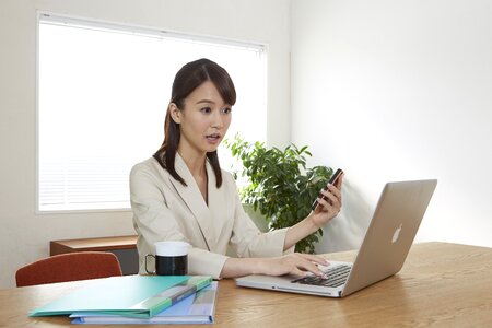 Business woman office